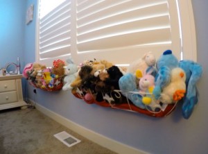 After: Organized Stuffed Animals!